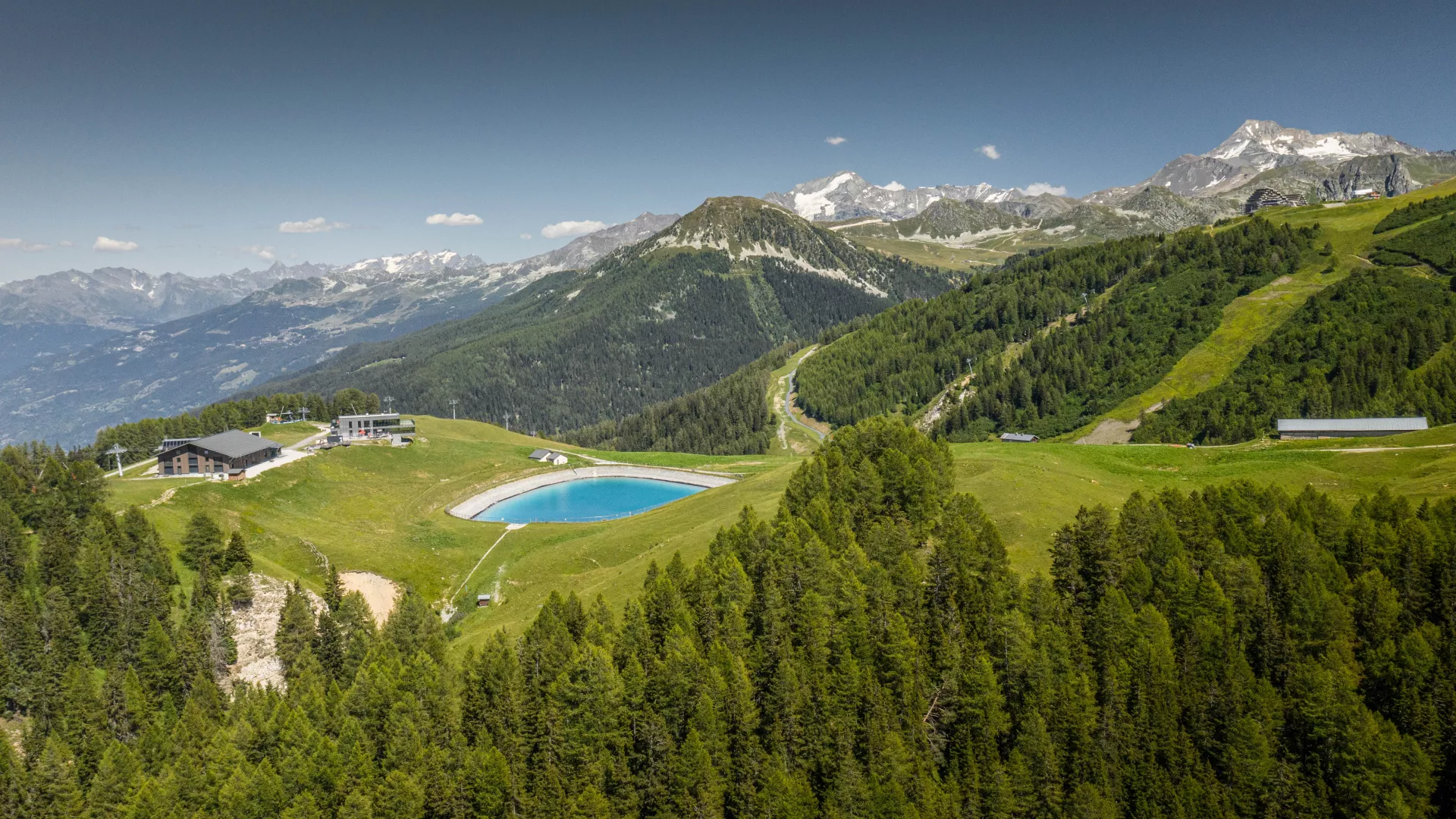Blick auf Prajourdan vom Jarset aus