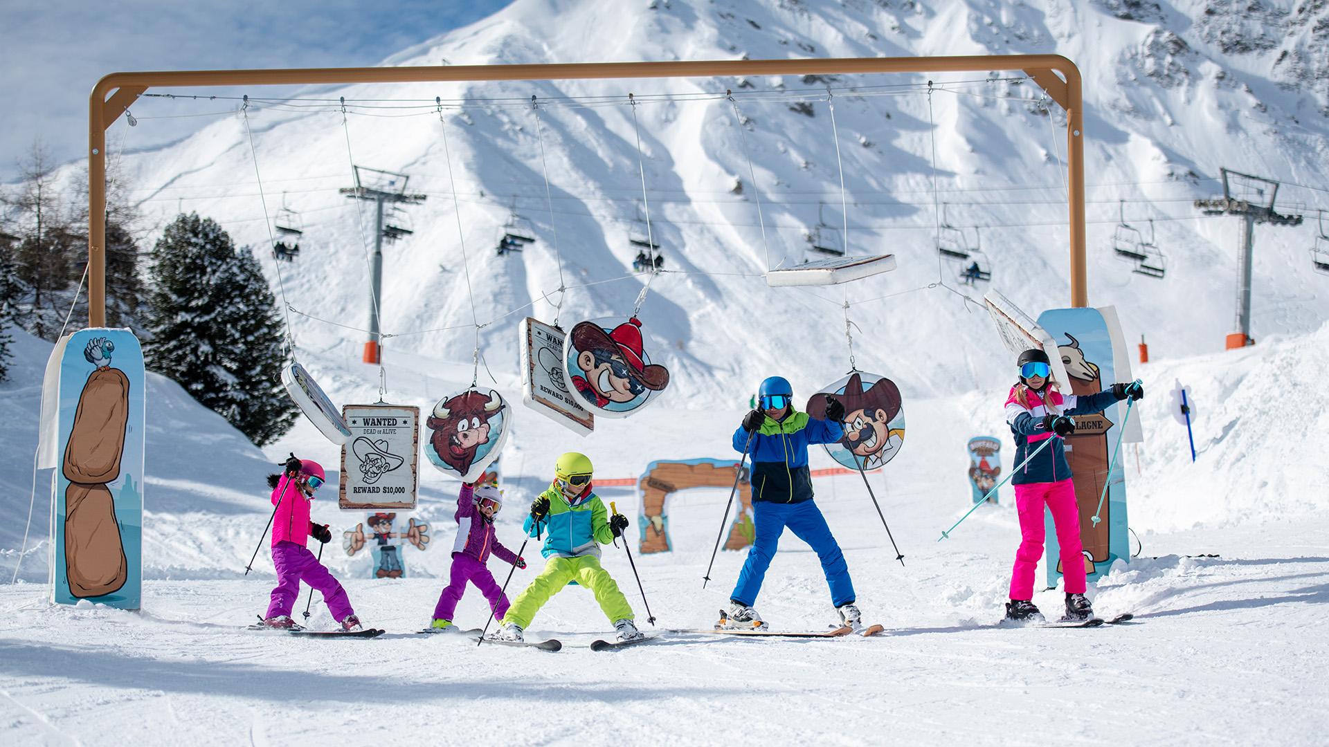 Buffalo Park mit der Familie in La Plagne