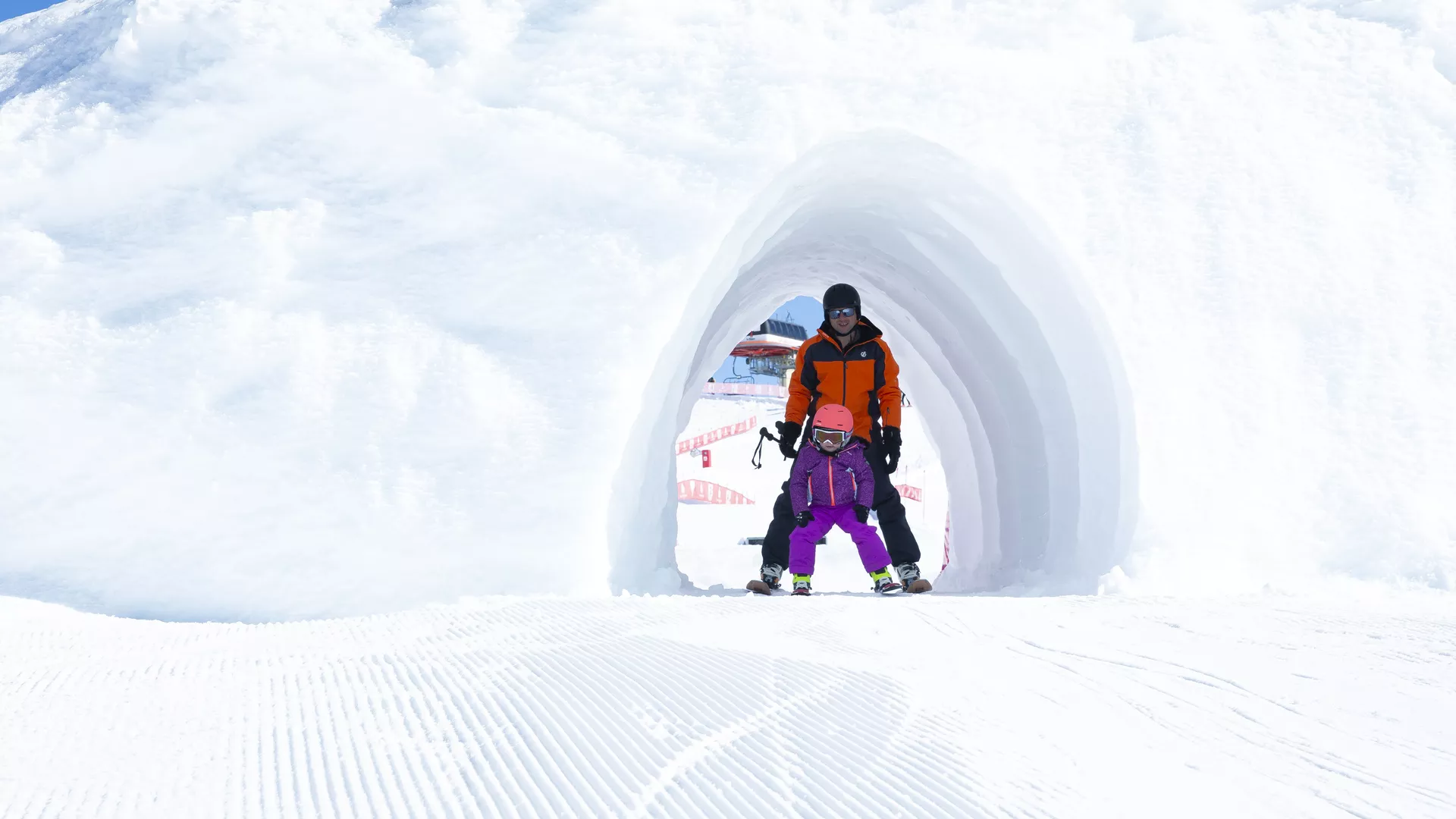 Fun slope mit der Familie in La Plagne