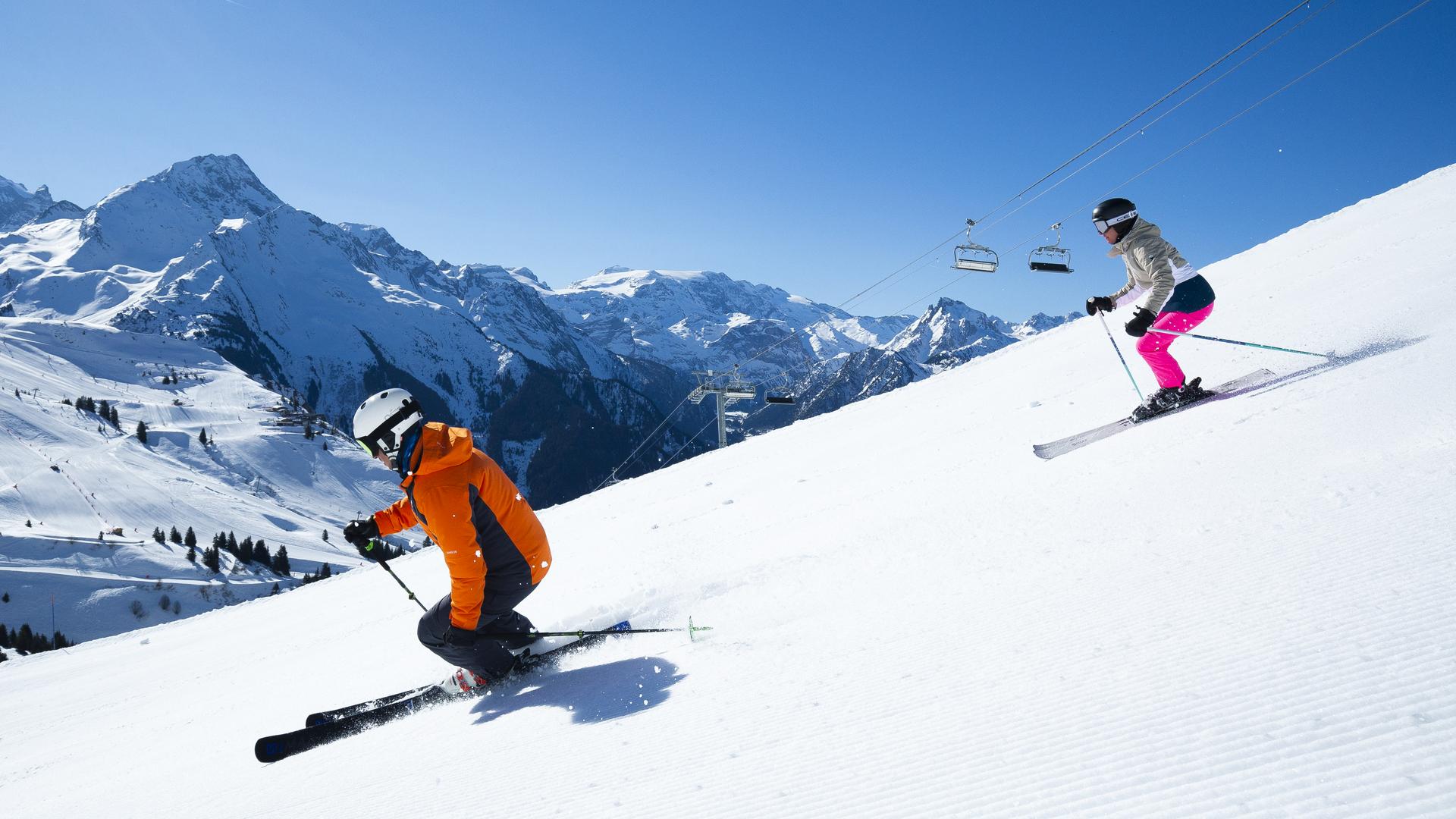 Skifahren in La Plagne