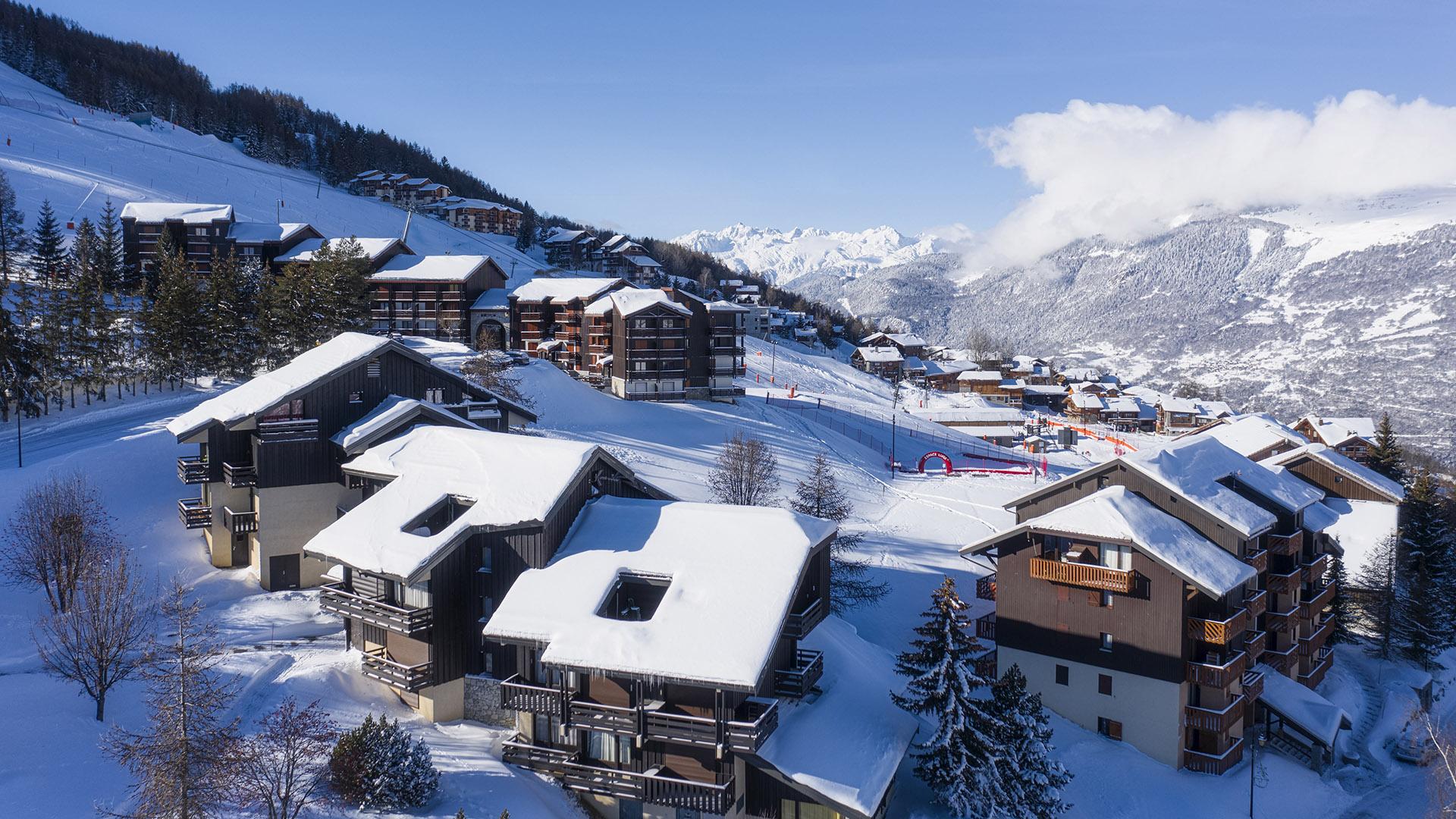 Luftaufnahme von Plagne Montalbert