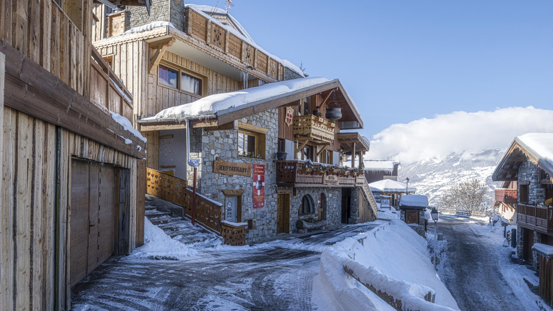 Montchavin im Winter 