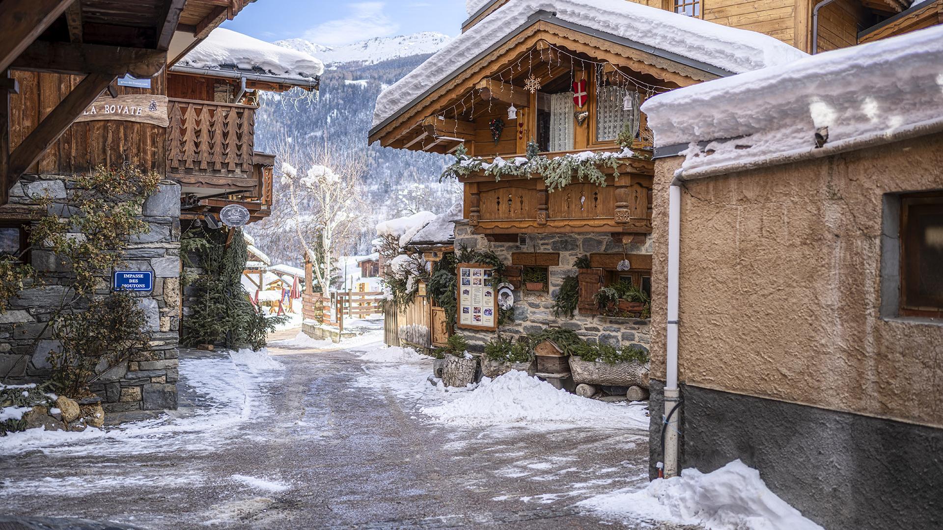 Dorfgasse in Montchavin-les Coches