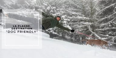 Spaziergänge mit dem Hund in La Plagne