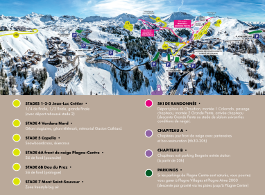 Plan Challenge des moniteurs 2024 in La Plagne Plan Challenge des moniteurs 2024 in La Plagne