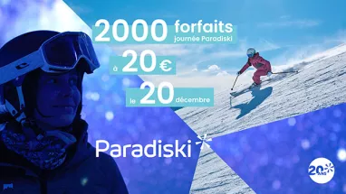 Pauschale 20 € Paradiski