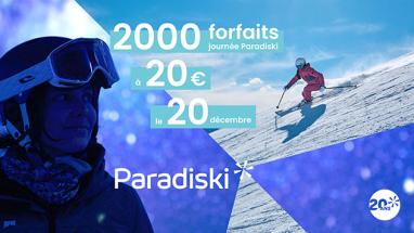 Pauschale 20 € Paradiski Pauschale 20 € Paradiski
