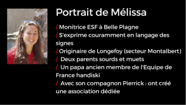 Mélissa, ESF Belle Plagne Mélissa, ESF Belle Plagne