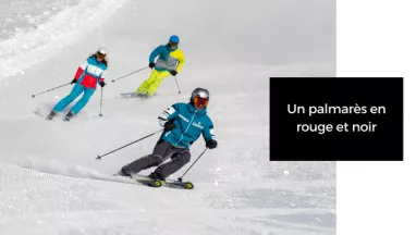 Eine rot-schwarze Siegerliste